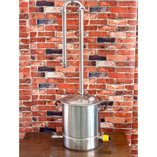 Moonshine still 38l tank and 2"(51mm)OD64mm Reflux Column for distillation, Stainless Steel 304 . Vodka, Moonshine
