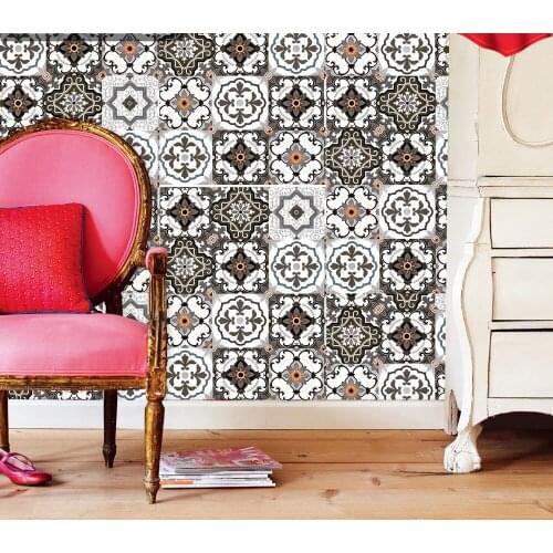 Peel and Stick Kitchen Stickers Bathroom Tables Wall Decals Self-adhesive Foil Waterproof Oilproof Classic Marble Wallpaper