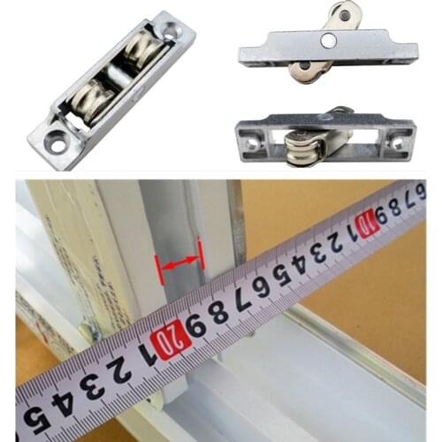 Window Pulley Aluminum Plastic Steel Sliding Left And Right Door Rollers Moving Windows Sliding Door Pulley Double Groove Wheels