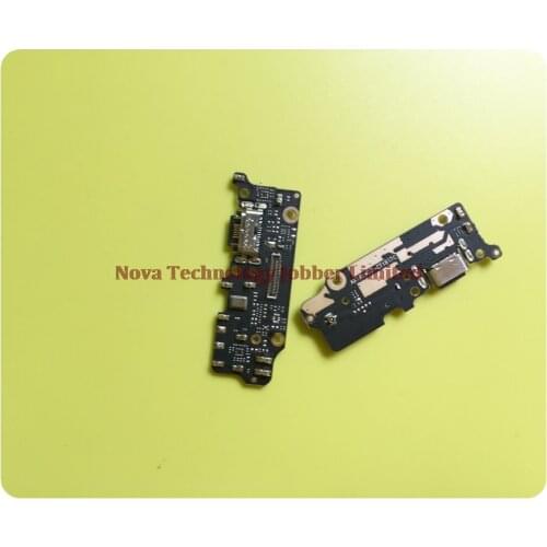 Wyieno 10Pcs/Lot For Xiaomi 6X For Mi A2 Charging Port Board Charger Flex Cable Phone Parts Dock Microphone Plug