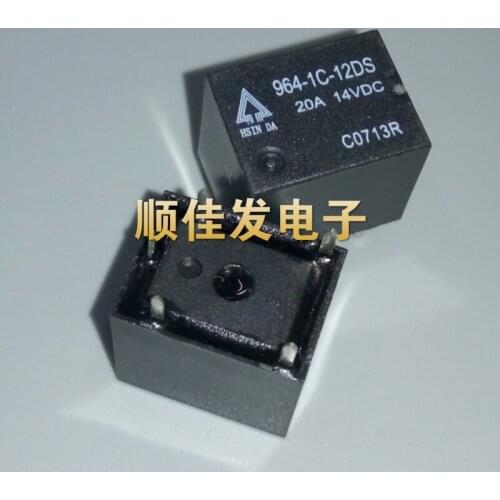 10pcs Relay 964-1C-12DS 12VDC 20A 5 feet brand new original