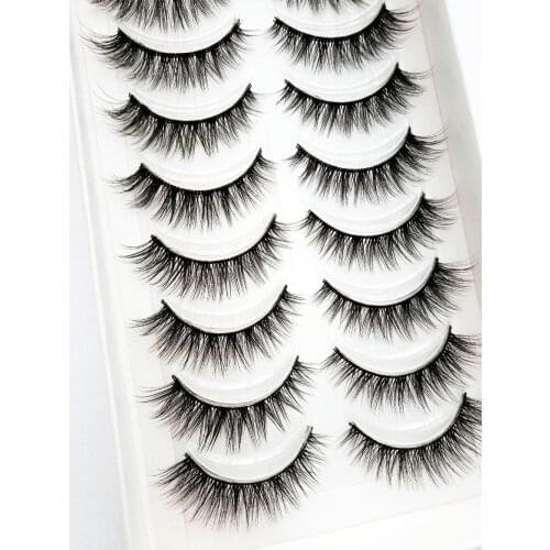 13 Styles 10 pairs natural false eyelashes fake lashes long makeup 3d mink lashes extension eyelash mink eyelashes for beauty 57