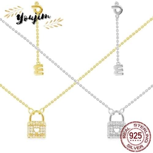 2021 August New Style Zircon 925 Silver Women Love Lock Necklace Luxury Monaco Jewelry Valentines Day Wedding Gift