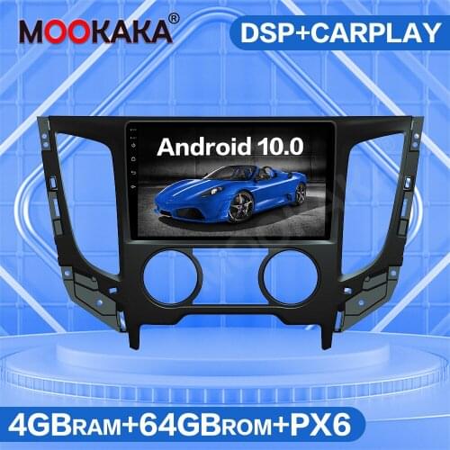 4G SIM LTE For Mitsubishi TRITON 2016 - 2019 Android 10.0 4+64GB Car GPS Navigation Multimedia Player Audio Auto Radio Head Unit