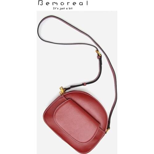 Bemoreal designer bags famous brand women bags Genuine Leather Shell small Messenger Bags Casual Zipper luxury crossbody bags