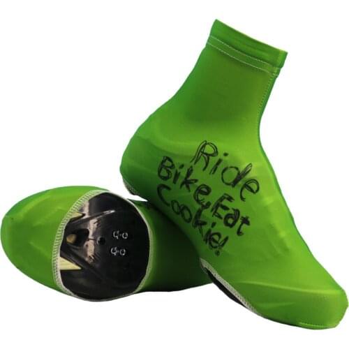 Green Cycling shoe cover cubre zapatos Bicycle shoe cover Outdoor Summer Cycling Overshoes MTB
