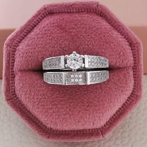 Black Friday 925 Sterling Silver Ring For Women Ring Settings Vintage Wedding Engagement Ring 2021 new design Black Friday R1435