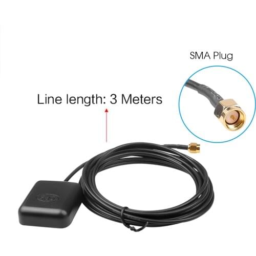 3M GPS Antenna Car GPS Receiver SMA Conector Cable Car Auto Aerial Adapter for DVD Navigation Night Vision Camera