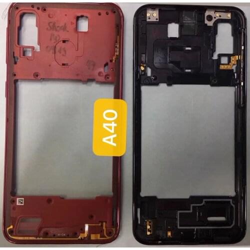 For Samsung Galaxy A40 A405 A405FN A405FM Original Phone New Housing Middle Frame Center Chassis Cover With Buttons + Tools