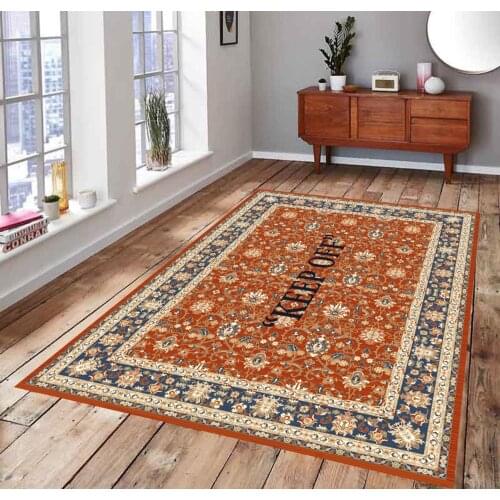 KEEP OFF 107 Patterned Carpet ,Non Slip Floor Carpet,Teens Carpet,Turkish Rug