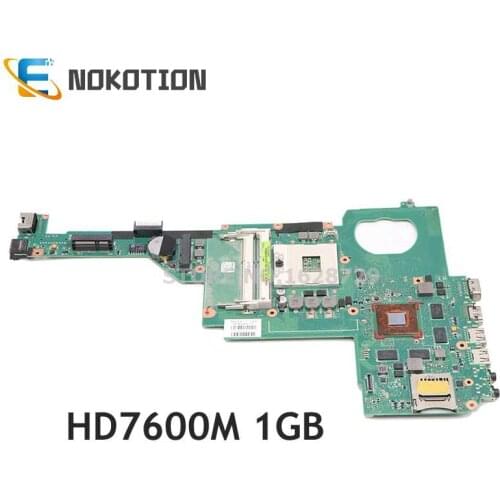 NOKOTION 694763-001 694763-501 694763-601 717185-001 For HP Pavilion DV4-5000 Laptop motherboard HM77 DDR3 1GB Graphics