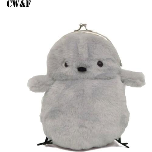 Plush new cute chicks mini cartoon Tongxiang fall winter models Harajuku girls bag