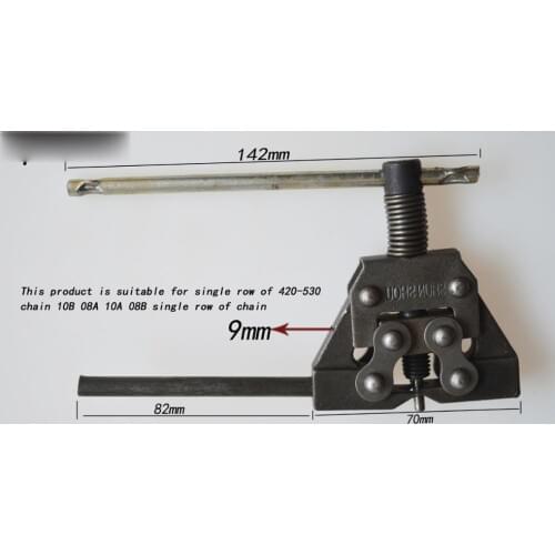 C040 Chain Breaker Splitter Link Removal 420-530 Pitch Riveting tools ATV Motorcycle Chain Cutter Breaker Tool Chain Breaker
