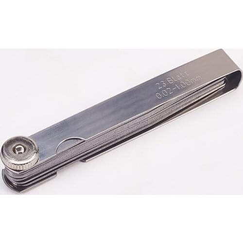 Utoolmart 100mm Feeler Gauge Measurement Tool Measuring Gap Width Thickness 10/13 Blades Home Kitchen Special Accessories