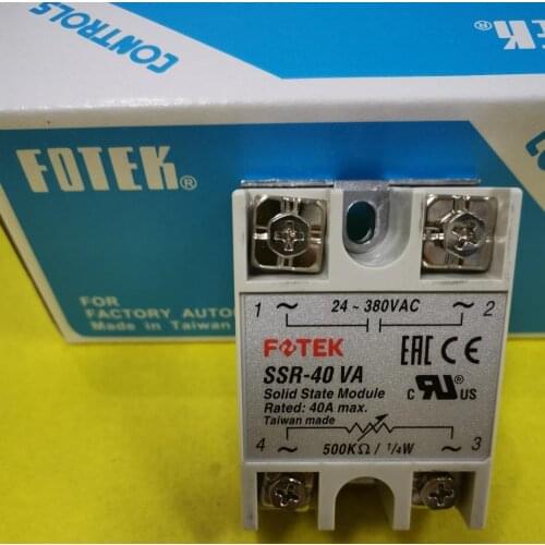 SSR-40VA New original Taiwan FOTEK SCR module economical solid state relay