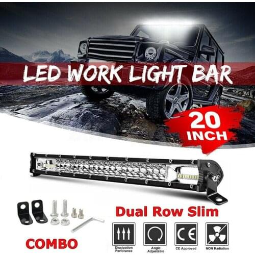 Vinte Polegadas 1200w Liderou A Combinação De Centro De Linha Dupla Trabalho Caminhão Atv "22" E Virar Caminhão De Táxi No / Off