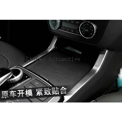 Inner Water Cup Holder Cover Trim For Benz ML W166 2012-2015 GL X166 2013-2015 2pcs