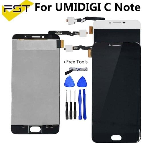 High Quality For Umidigi Umi C Note LCD Display + Touch Screen Assembly Perfect Repair Part 5.5 inch +Tools+Adhensive