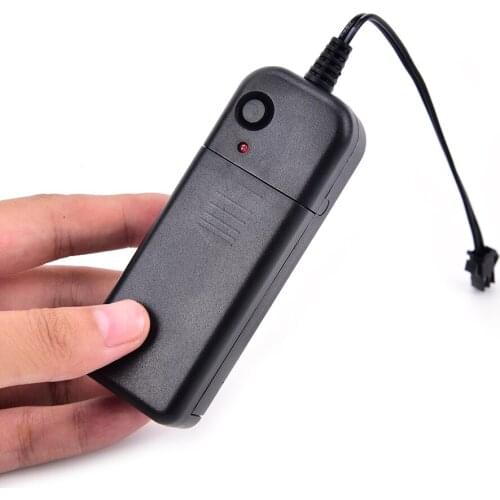 1PCS Black Battery Driver Controller For Neon Light LED Strip Light EL Wire Glow Flexible Neon Decor