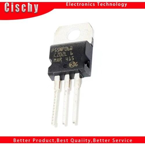 1pcs P55NF06L STP55NF06L TO-220 55NF06 55A 60V In Stock