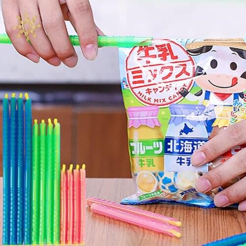 12Pcs Creative Sealer Clips Food Snack Sealing Chips Slide On Bag Sealer Stick Chip Plastic Bag Clamp Kitchen Office Supplies