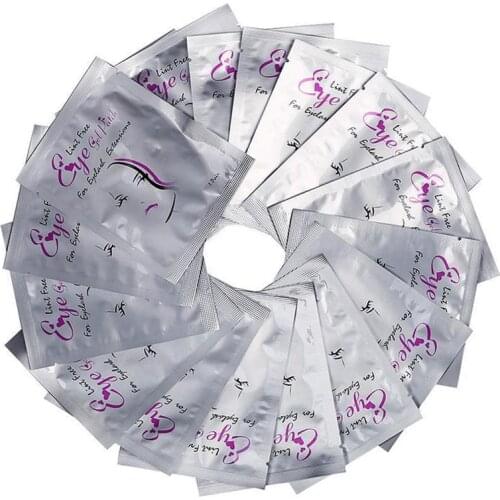 50 Pairs Eyelash Extension Under Gel Eye Pads Non-woven Patches Make-Up