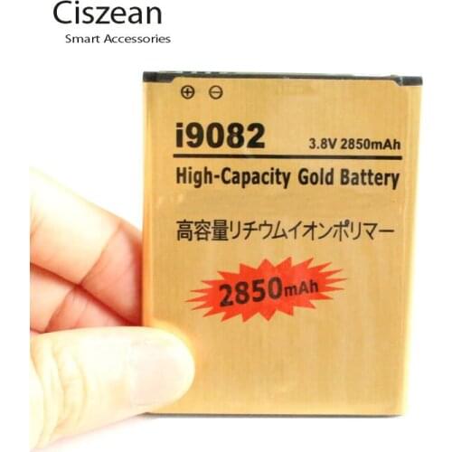 2850mAh EB535163LU Gold Replacement Battery For Samsung Galaxy Grand DUOS I9080 I879 I9118 I9082 GT-i9082 Bateria Batterij