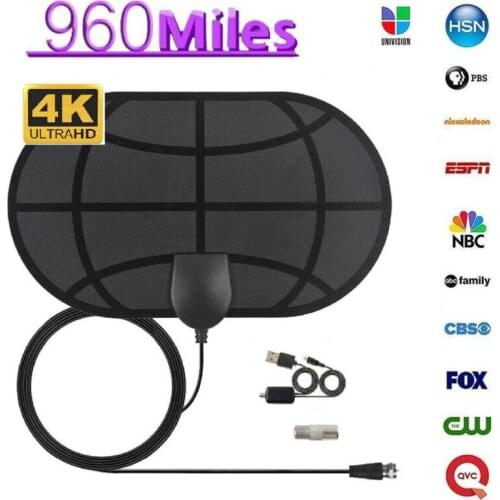 PYMH 960 Mile Range Antenna TV Digital HD Skywire 4K Antena Digital Indoor HDTV 1080P NEW