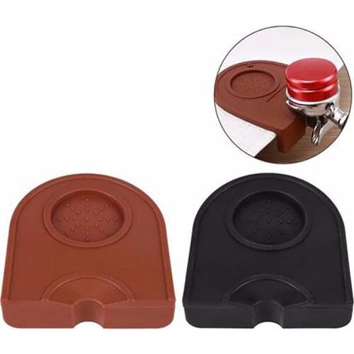 Barista Coffee Anti-skid Mat Espresso Latte Art Pen Tamper Tamping Holder Pad Coffeeware Tampers Coffee Grind Soft Silicone Mat