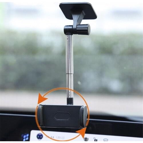 Free 360° Rotating Rearview Mirror Mount Phone GPS Holder Universal Adjustable Car Rotating Bracket