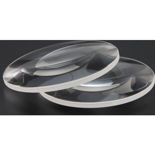 Biconvex Len Focal Length 150mm Optics Double Convex Lens 70mm Large K9 Optical Glass VR 5PCS