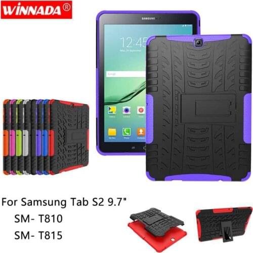 Case for Samsung Galaxy Tab S2 9.7 inch T810 TPU+PC Tablet Armore Cover for Tab S2 SM-T810 T813 T813N T815 T815Y T819N coque