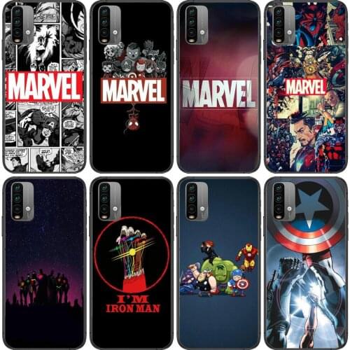Comics Marvel Atlas Phone Case For XiaoMi Redmi 11 lite 9C 8A 7A Pro 10T 5G Anime Cover Mi 10 Ultra Poco M3 X3 NFC 8 SE cover