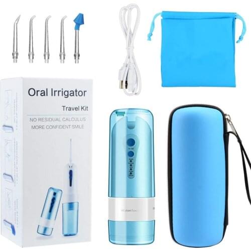 Destone Water Flosser Cordless Oral Irrigator IPX7 Waterproof 4Mode USB Rechargeable Professional Portable irrigador dental