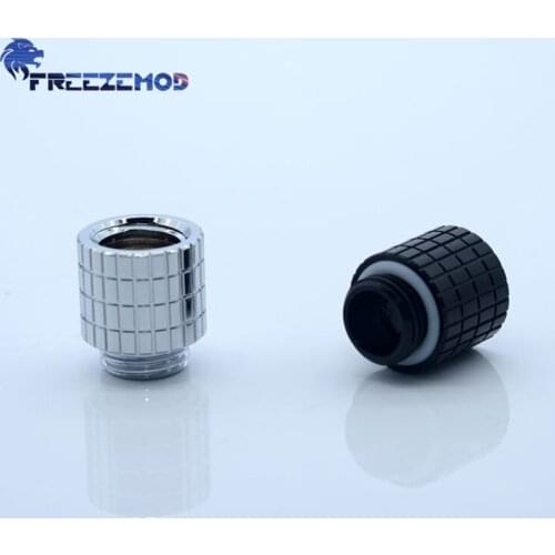 FREEZEMOD copper female to female 30mm thread extender G1/4'' compute pc water cooler fitting inner Hexagonal fixed. BYCZT-C30