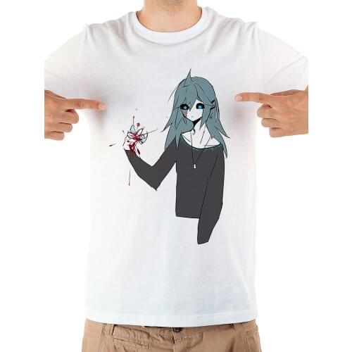 Sally Face Funny Tshirt Men Summer New Arrival White Short Sleeve T-shirt Casual Cool T Shirt Fashion Cartoon Cotton Tops