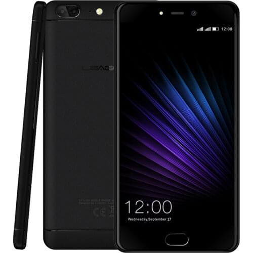 LEAGOO T5 Smartphone 5.5" MTK6750T Octa Core 4GB RAM 64GB ROM Android 7.0 13MP Dual Rear Cams Fingerprint 4G Mobile Phone