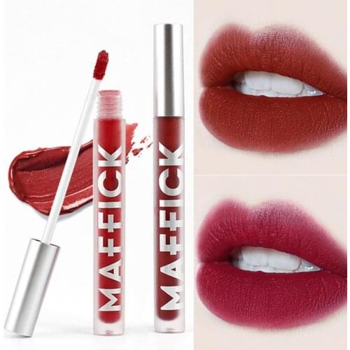 1.7g Matte Liquid Lipstick Waterproof Long Lasting Cosmetic Weightless Thin Texture Matte Liquid Lipgloss for Beauty