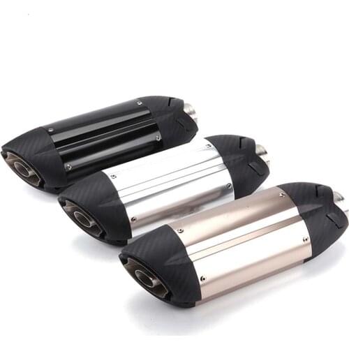 Motorcycle Sports Modified MT07 09 for 10RZX6R10R Z800 Devil Sticker Exhaust Pipe 36-51mm Universal Ninjia ER6N Z1000 Z750
