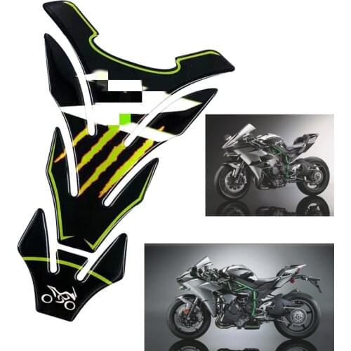 Motorcycle 3D Fuel Tank Pad Decals Gas Cap Cover Pad Stickers Protector For Kawasaki Z750 ZX-6R ZX-9R ZX-10R Z1000 ZRX1200