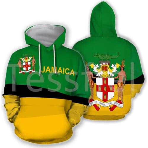 Tessffel County Flag Africa Jamaica King Emblem Lion NewFashion Tracksuit 3DPrint Men/Women Streetwear Pullover Funny Hoodies 14