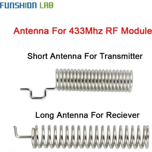 FUNSHION 10pcs/lot 433.92Mhz Wireless Remote Controls Antenna For 433mhz universal RF Receiver and transmitter Module