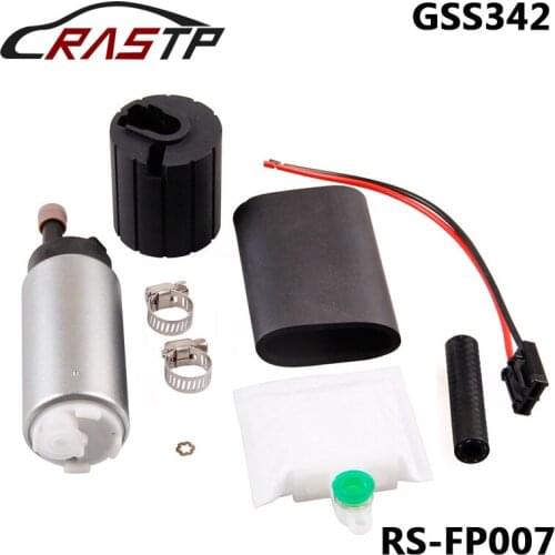 RASTP - Universal Intank Fuel Pump High Pressure Walbro GSS342 Fuel Pump 255lph Power Flow RS-FP007