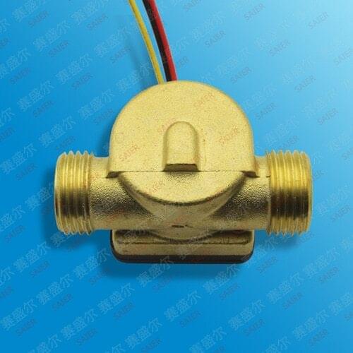 Water Flow meter flowmeter fuel gauge Hall flow sensor inductive switch counter indicator G1/2 DN15mm 1-30L/min DC4.5V-18V