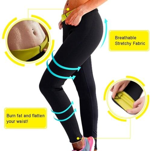 Slimming Pants Hot Neoprene pants Absorb sweat seemless Body sculpting yoga fitness pants