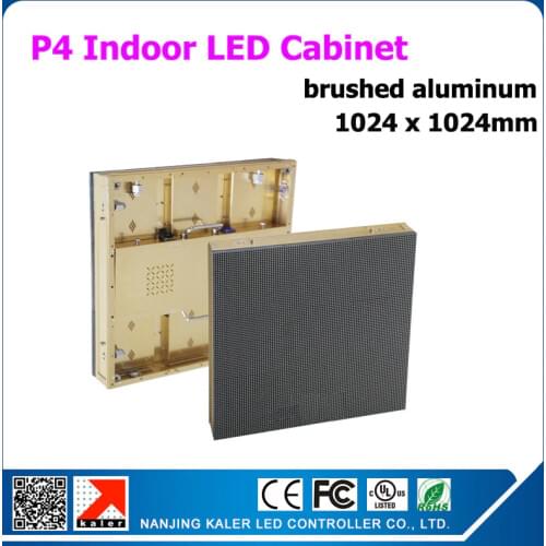 TEEHO 1024x1024mm indoor p4 led cabinet 2121SMD indoor video led display board wedding meeting business advertising billboard