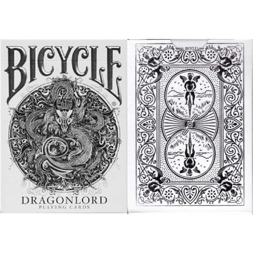 Bicycle DragonLord Playing Cards USPCC White Dragon Deck Poker Size Magic Card Games Magic Tricks Props