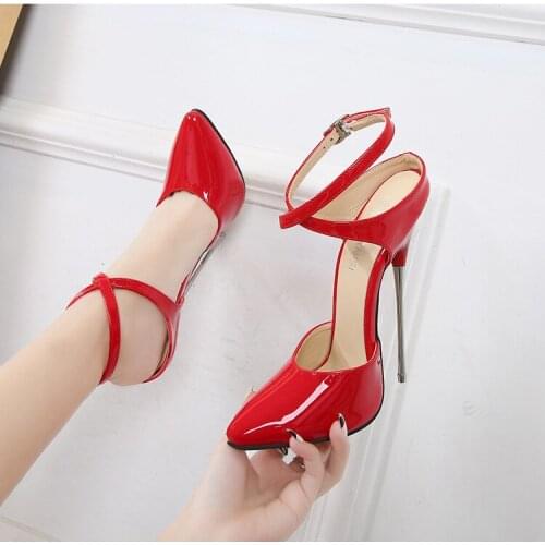 2021 16 Cm Heels Women Sexy Pumps Dress Shoes Super High Heels Point Toe Pumps Dancing Shoes Popular Super High Heels Pumps WZ