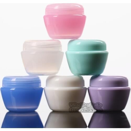 10g PP Jar Empty Cream Jars Acrylic Cosmetic Packaging Containers cosmetic jar,plastic jar 100pcs/lot DHL fast shipping