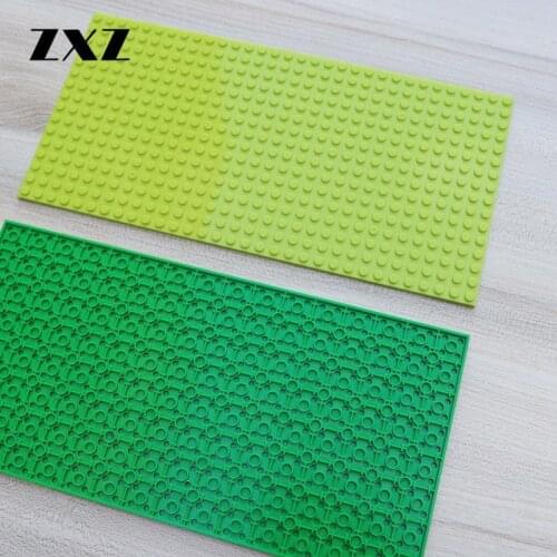 2pcs/lot Double Sides Base Plate 16*32 Dots Compatible Small Building Blocks Hot Toys Children WW2 Army Accessories Baseplate